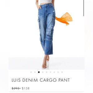 Luis Denim Cargo Pant